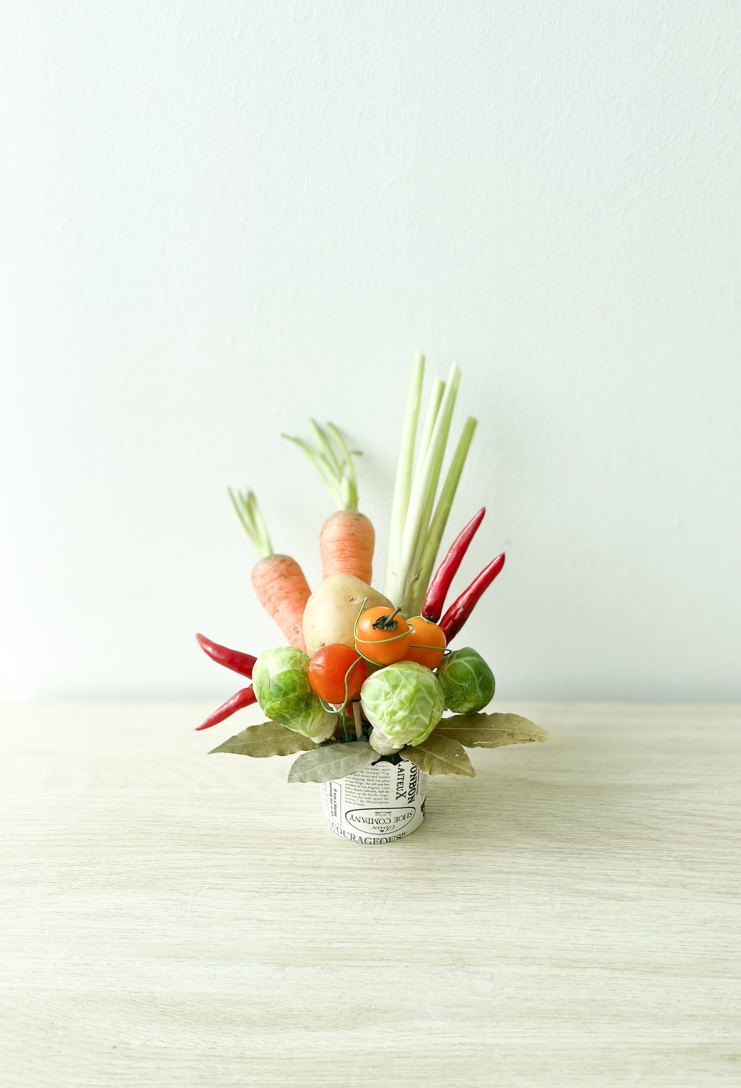 蔬菜花小盆栽| 母親禮物 蔬菜籃 散水禮物 團體禮物