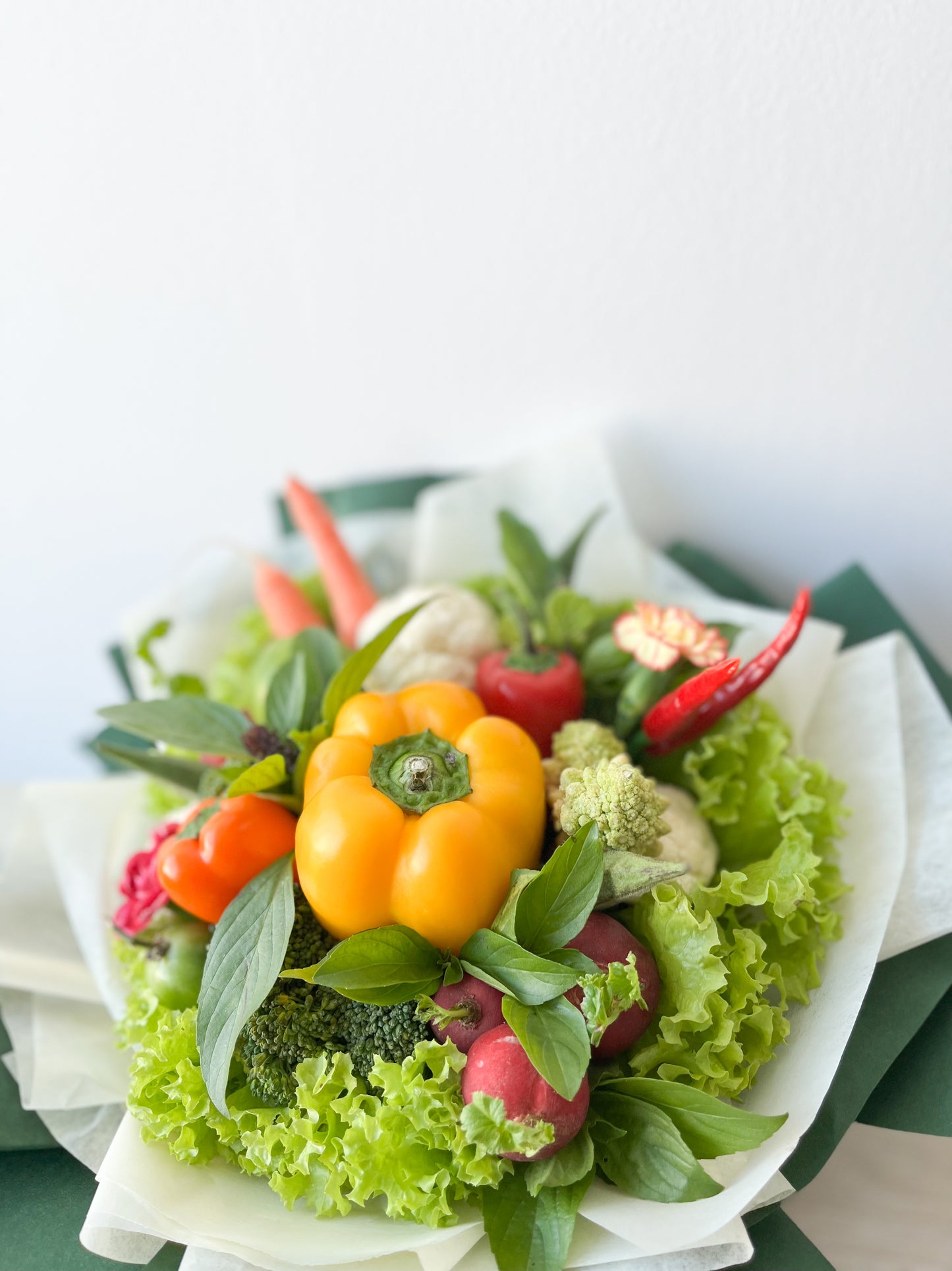 蔬菜花 - 萬花華麗圓拱形蔬菜花|母親節禮物 母親節花 蔬菜花束 蔬菜花 蔬菜花束訂購 蔬果花束 蔬菜花束香港 水果花束香港 水果花