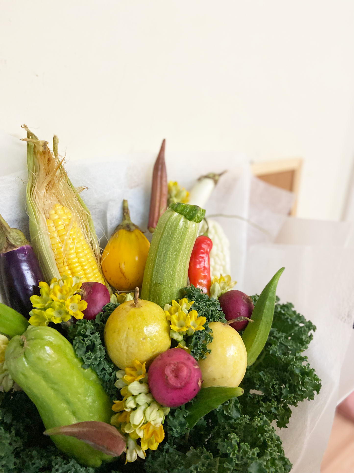 蔬菜花 - 夏日清新系 |母親節禮物 母親節花 蔬菜花束 蔬菜花 蔬菜花束訂購 蔬果花束 蔬菜花束香港 水果花束香港 水果花