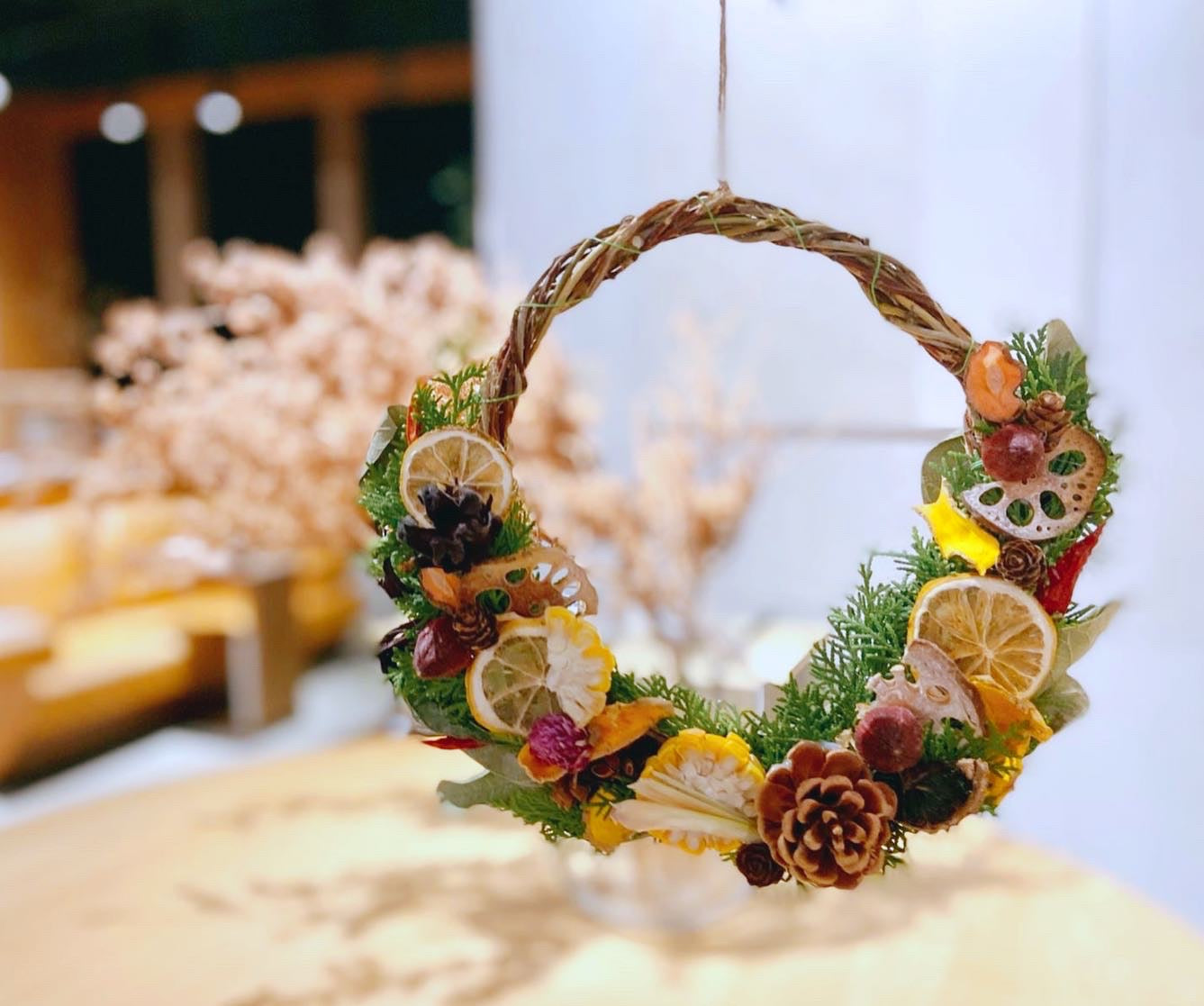 聖誕工作坊｜聖誕花環工作坊
